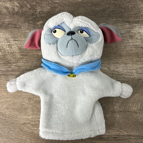 Vintage Mattel Disney Pocahontas Percy the pug dog puppet - Picture 1 of 5